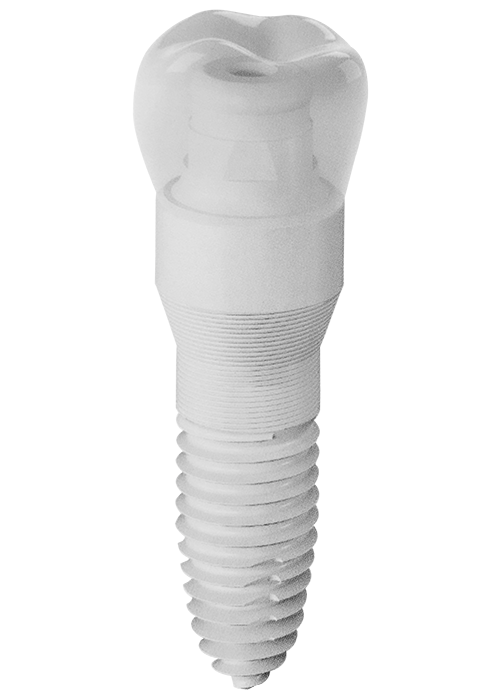 Keramikimplantat freigestellt